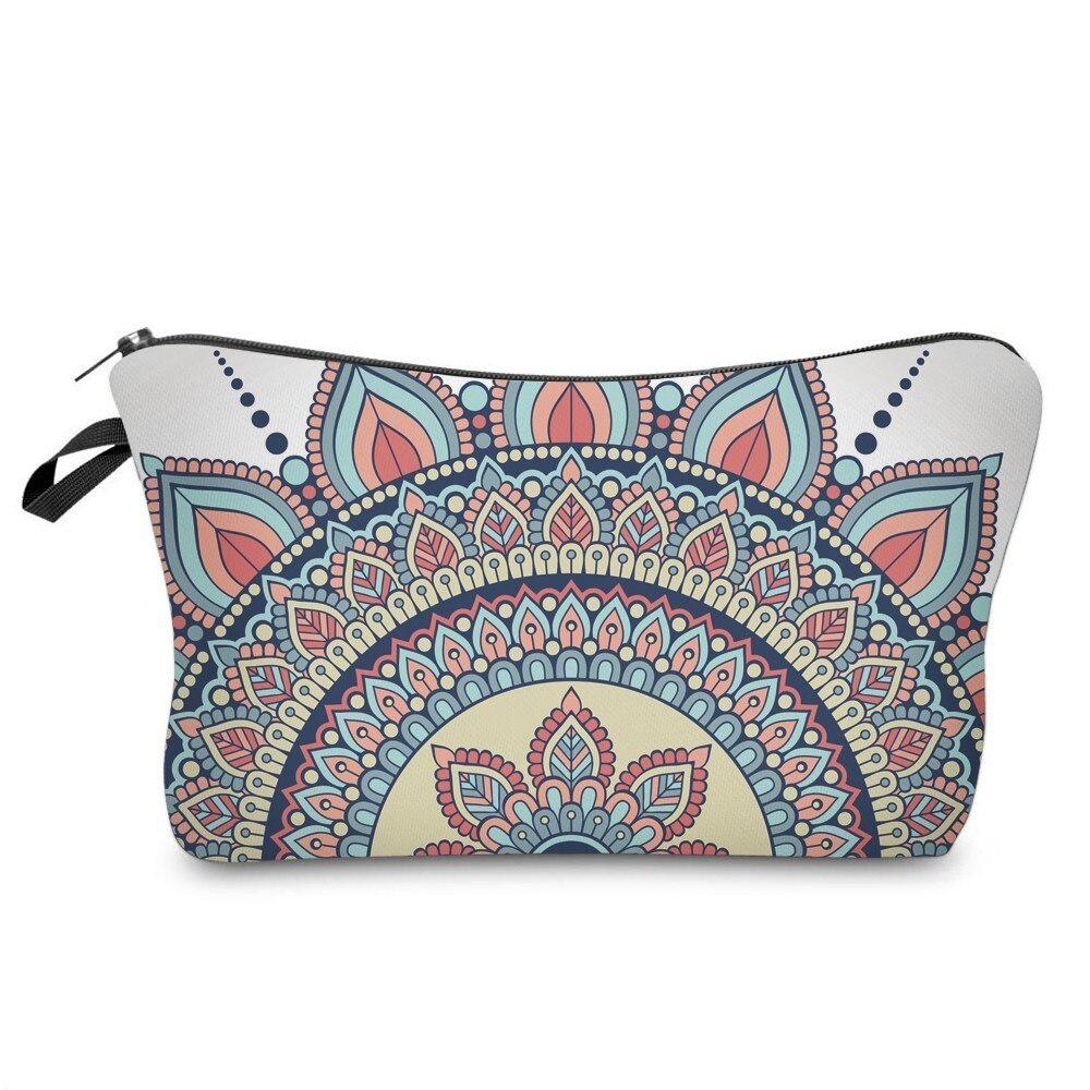 Vintage 3D Printed Cosmetic Bag