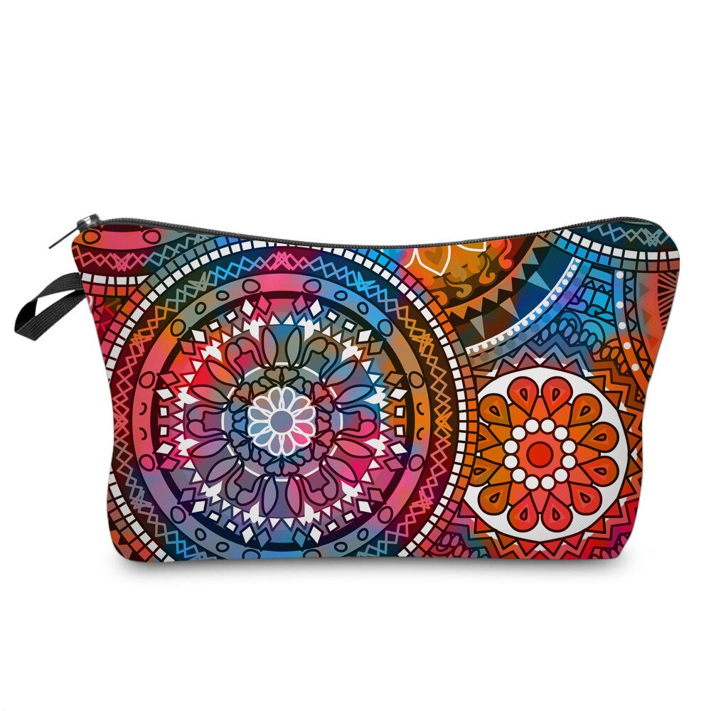 Vintage 3D Printed Cosmetic Bag
