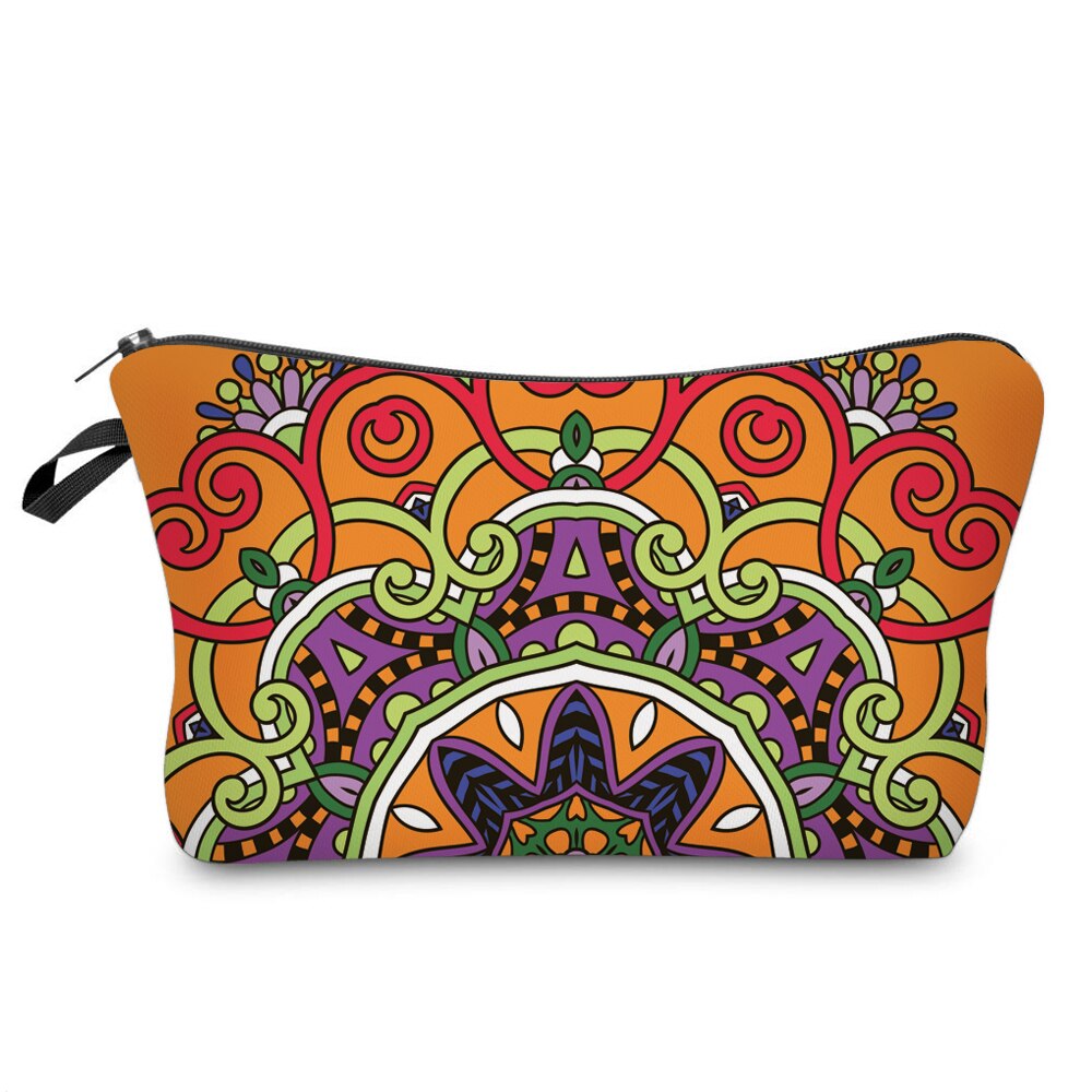 Vintage 3D Printed Cosmetic Bag