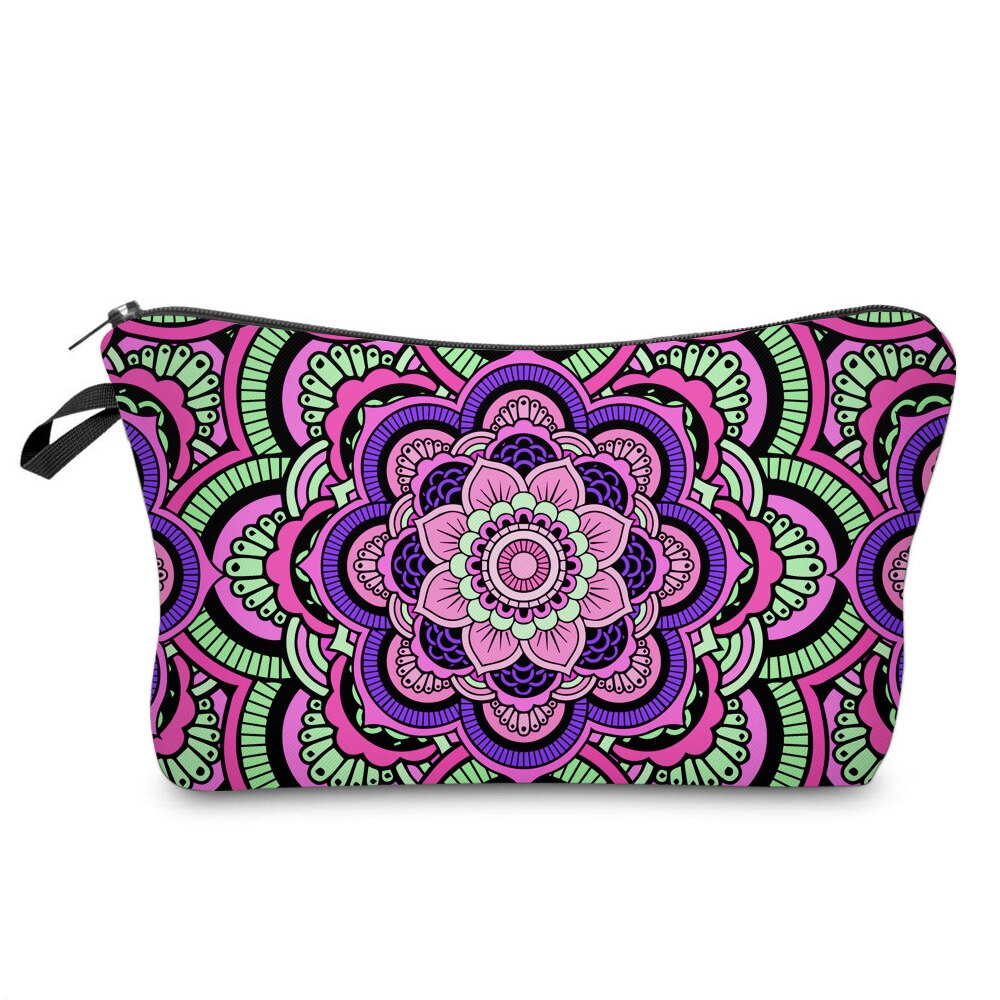 Vintage 3D Printed Cosmetic Bag