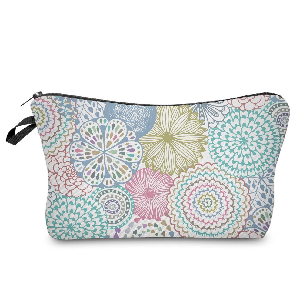 Vintage 3D Printed Cosmetic Bag