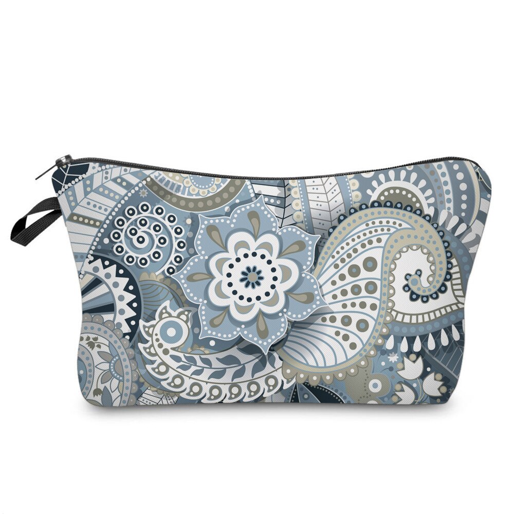 Vintage 3D Printed Cosmetic Bag