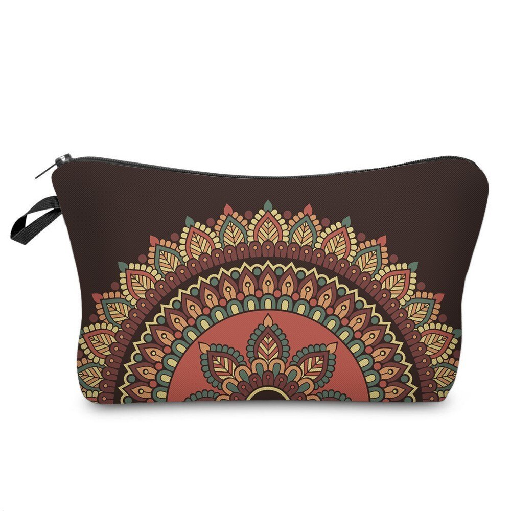 Vintage 3D Printed Cosmetic Bag