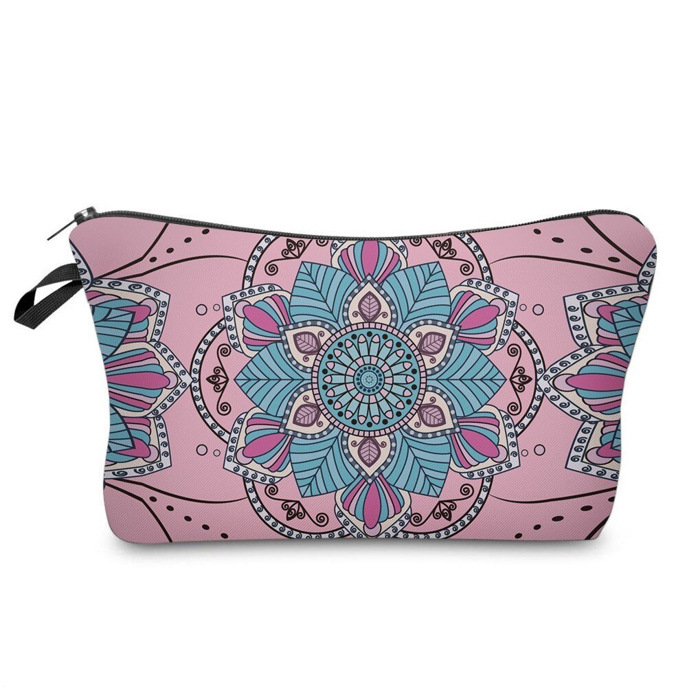Vintage 3D Printed Cosmetic Bag