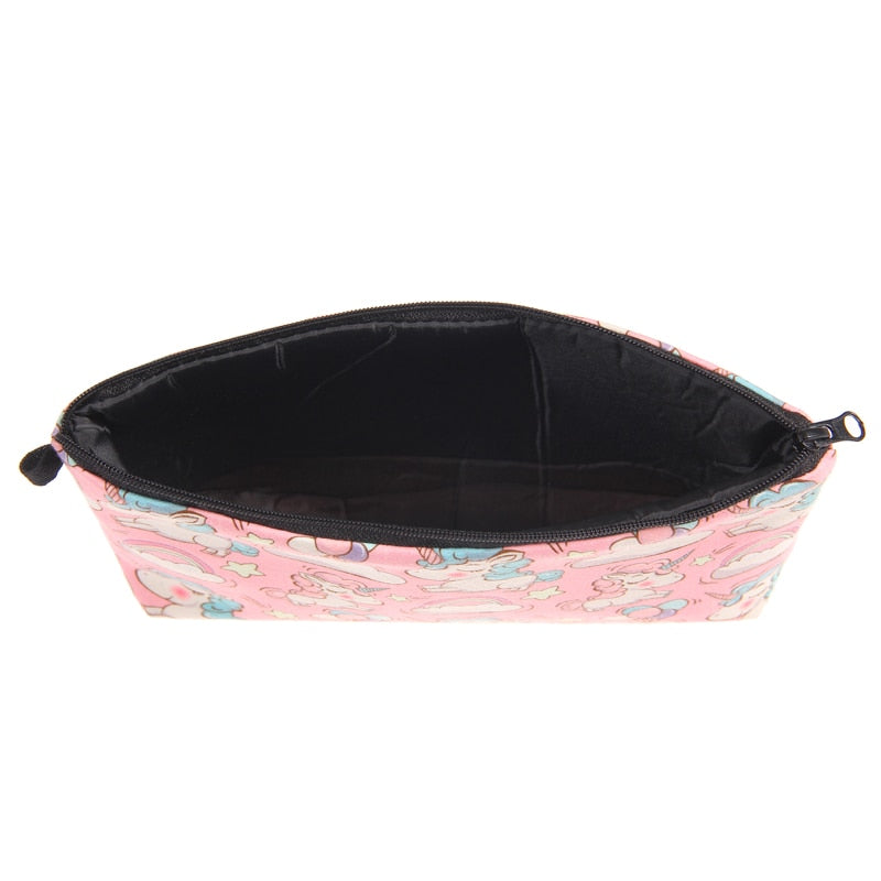 Cute Unicorn Printed Makeup Cosmetic Bag