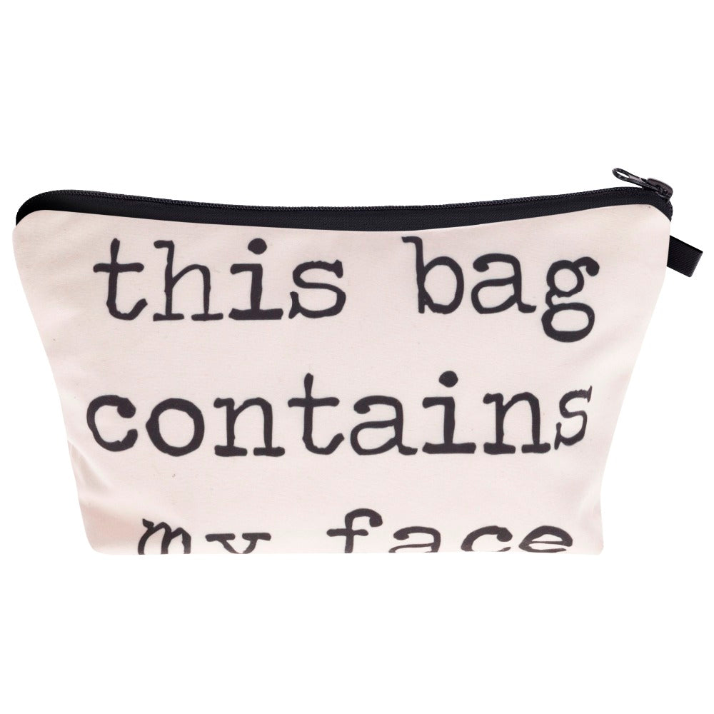 Printed Cosmetic Bag