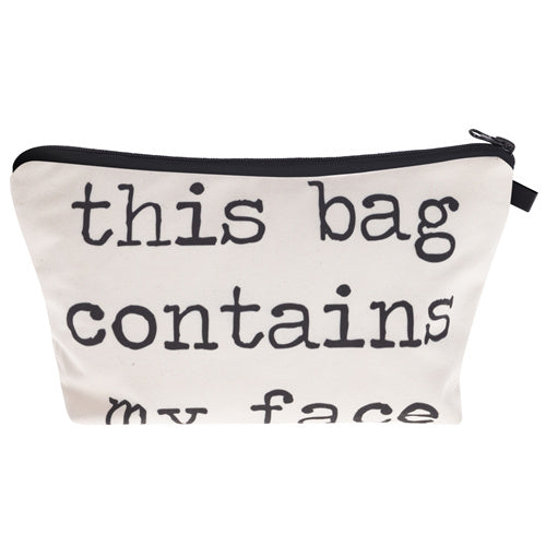 Printed Cosmetic Bag