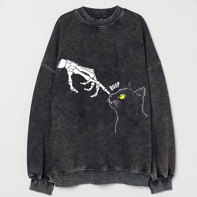 Skeleton Cat Lover Sweatshirt