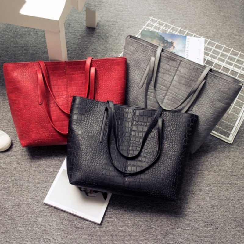 Alligator Leather Shoulder Bag