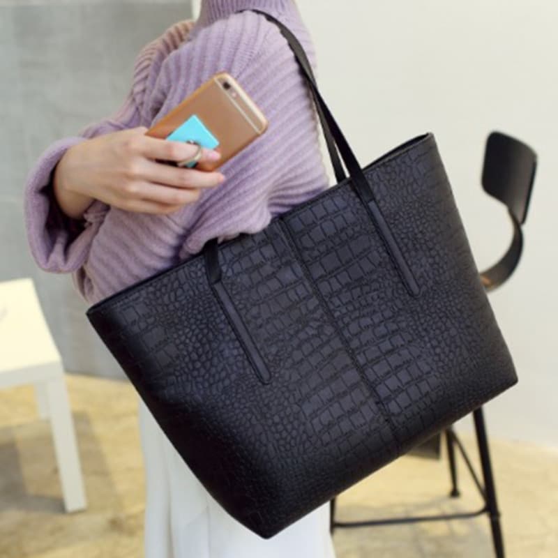 Alligator Leather Shoulder Bag