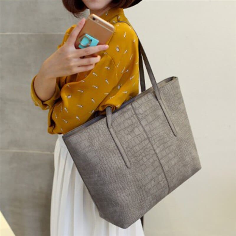 Alligator Leather Shoulder Bag