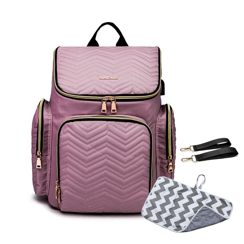 Embroidered Diaper Bag
