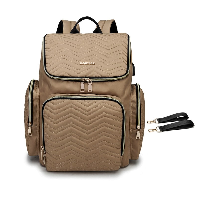 Embroidered Diaper Bag