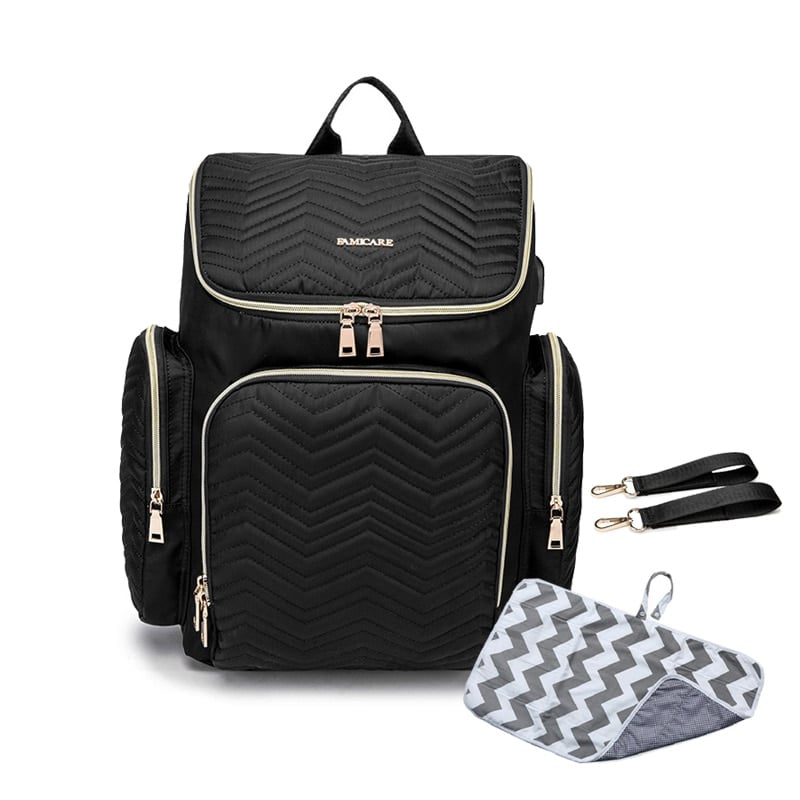 Embroidered Diaper Bag
