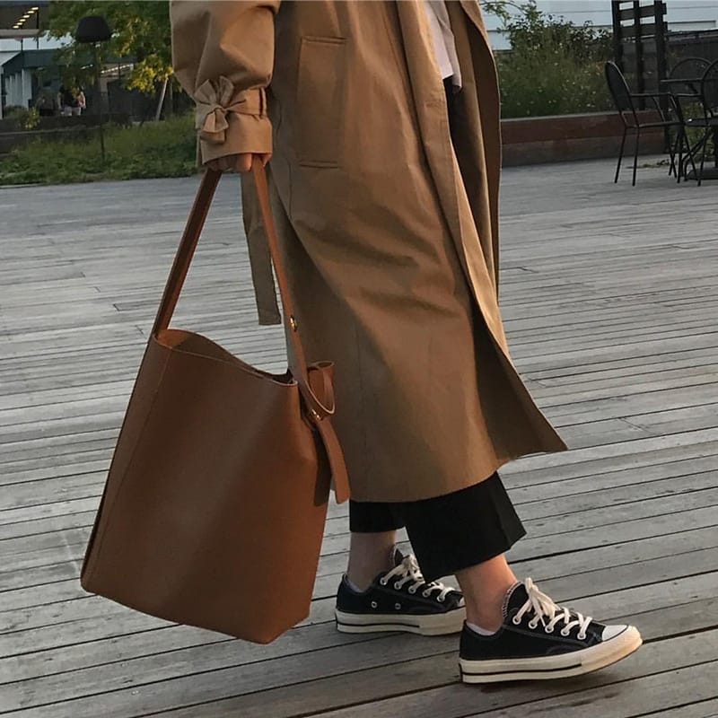 PU Leather Shoulder Bag