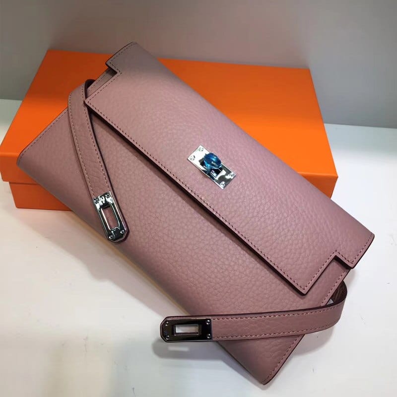 Elegant Bright Color Cowhide Wallet