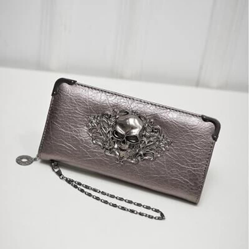 Lace Skull Wallet