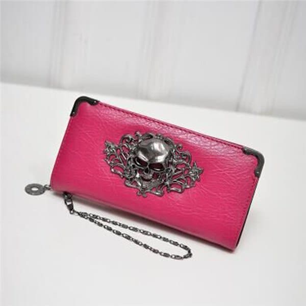 Lace Skull Wallet
