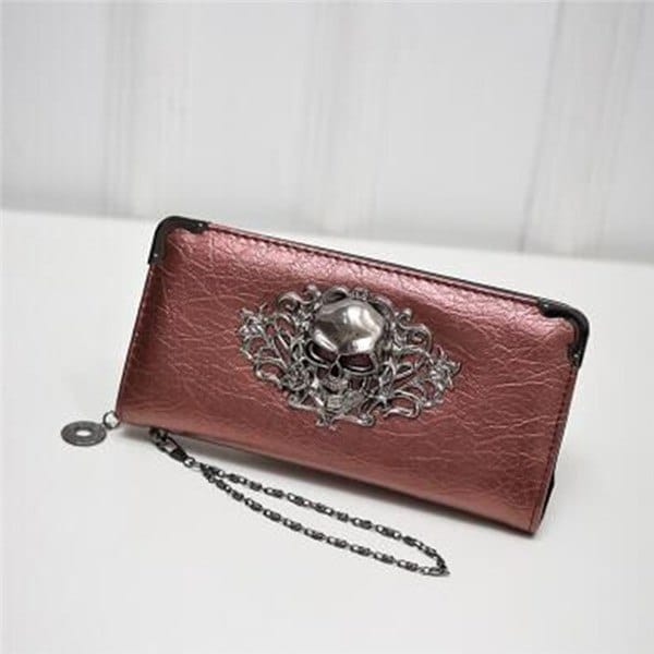 Lace Skull Wallet