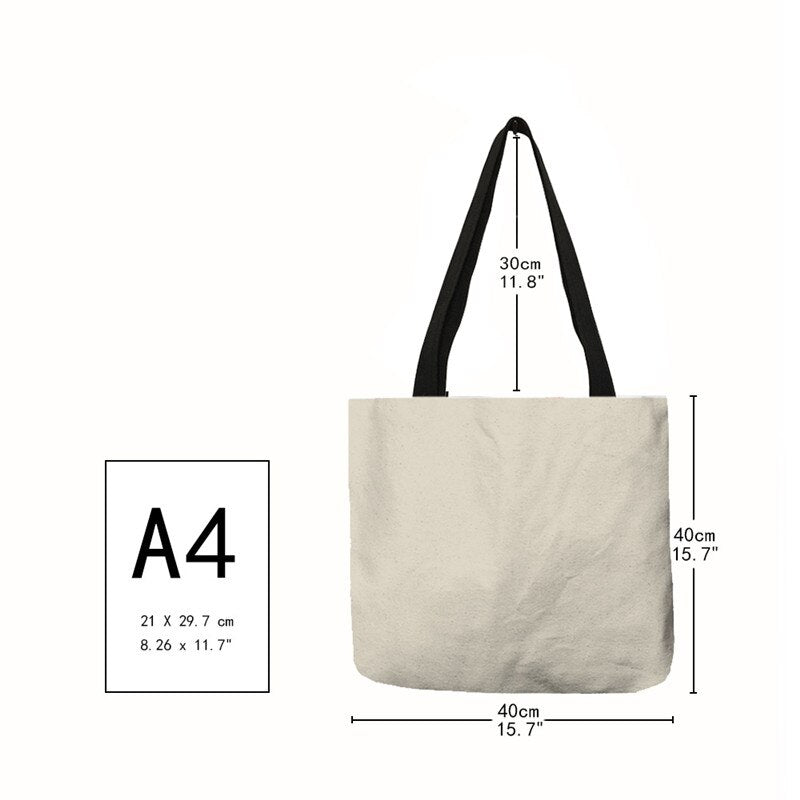 Whale Print Tote Bag