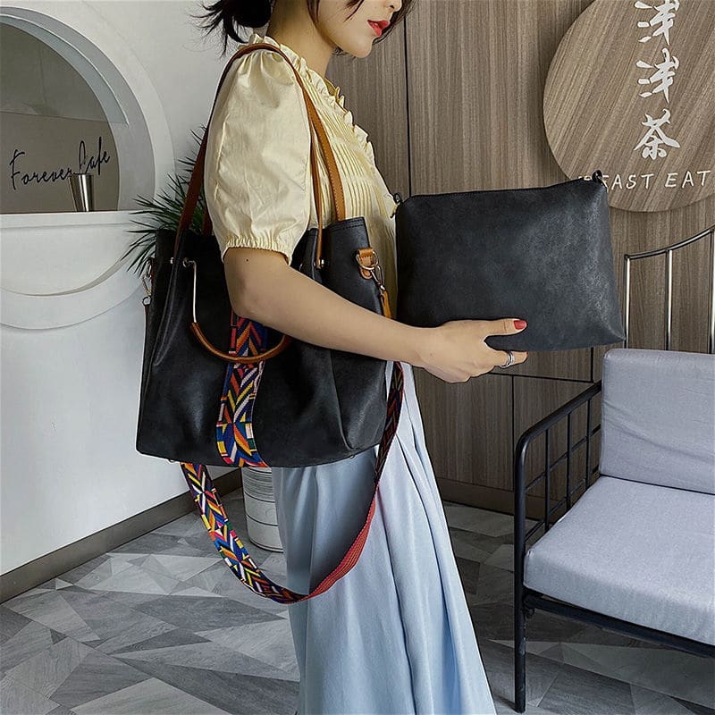 Ethnic Patterned Shoulder Bag