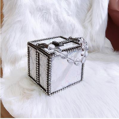 Beaded Box Shoulder Bag