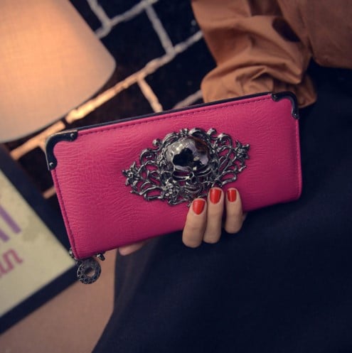 Metal Skull Punk Clutch