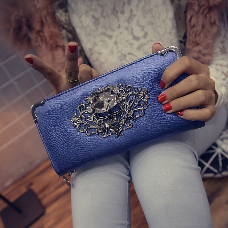 Metal Skull Punk Clutch