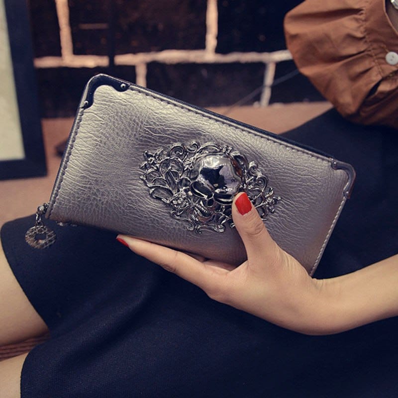 Metal Skull Punk Clutch