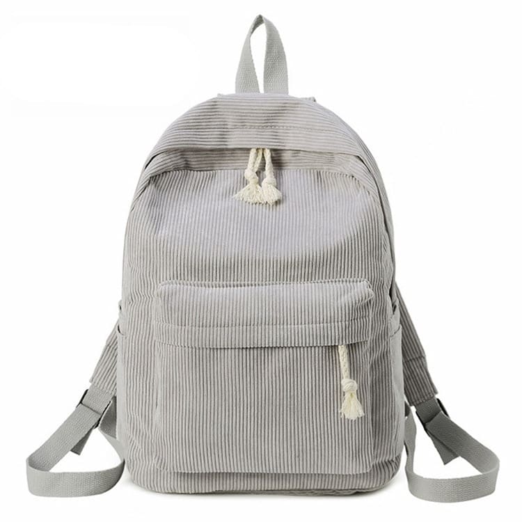 Casual Corduroy Backpack