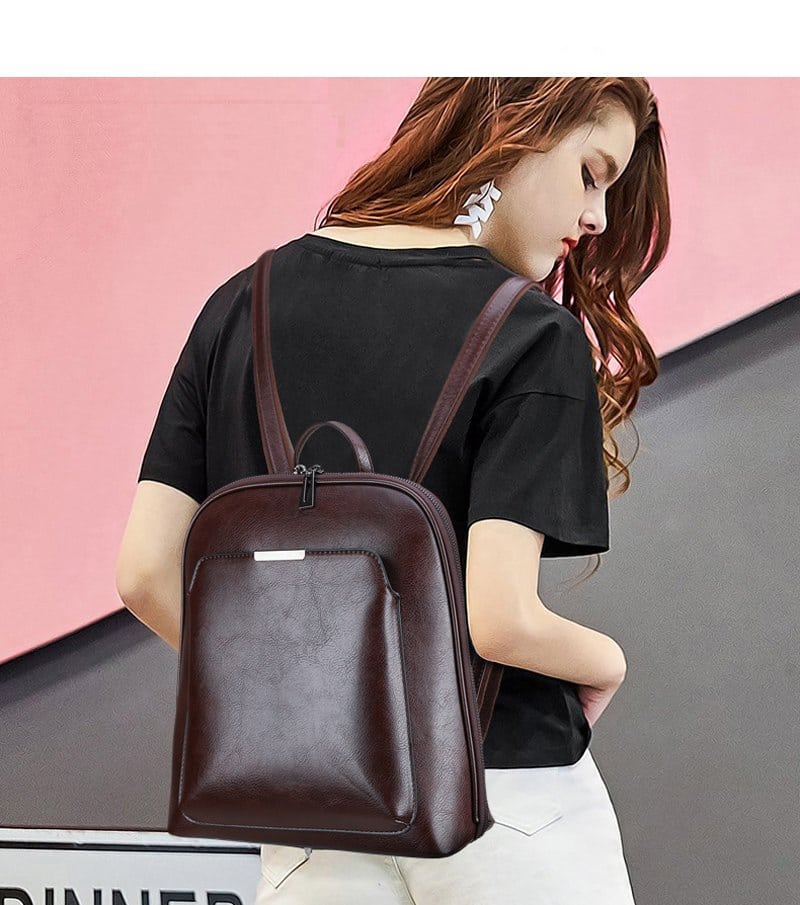 Vintage Genuine Leather Backpack