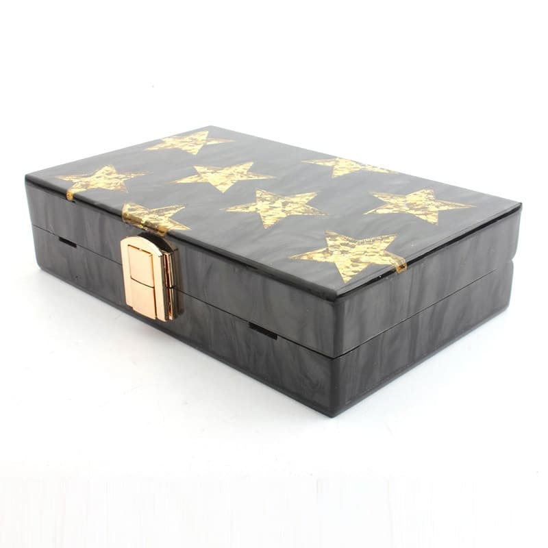 Golden Stars Design Clutch