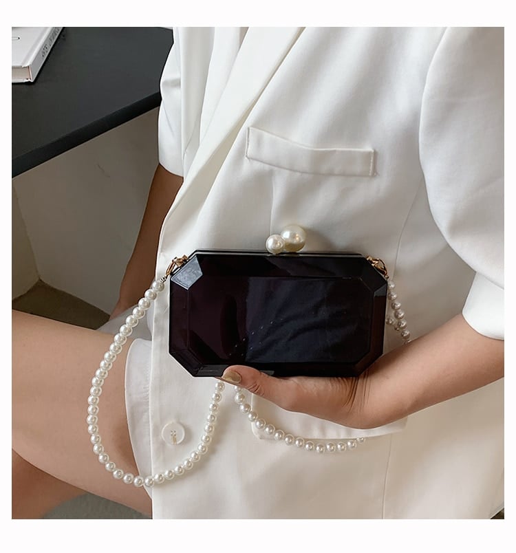 Transparent Acrylic Clutch