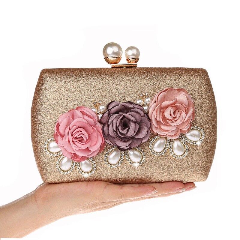 Handmade Floral Mini Evening Bag