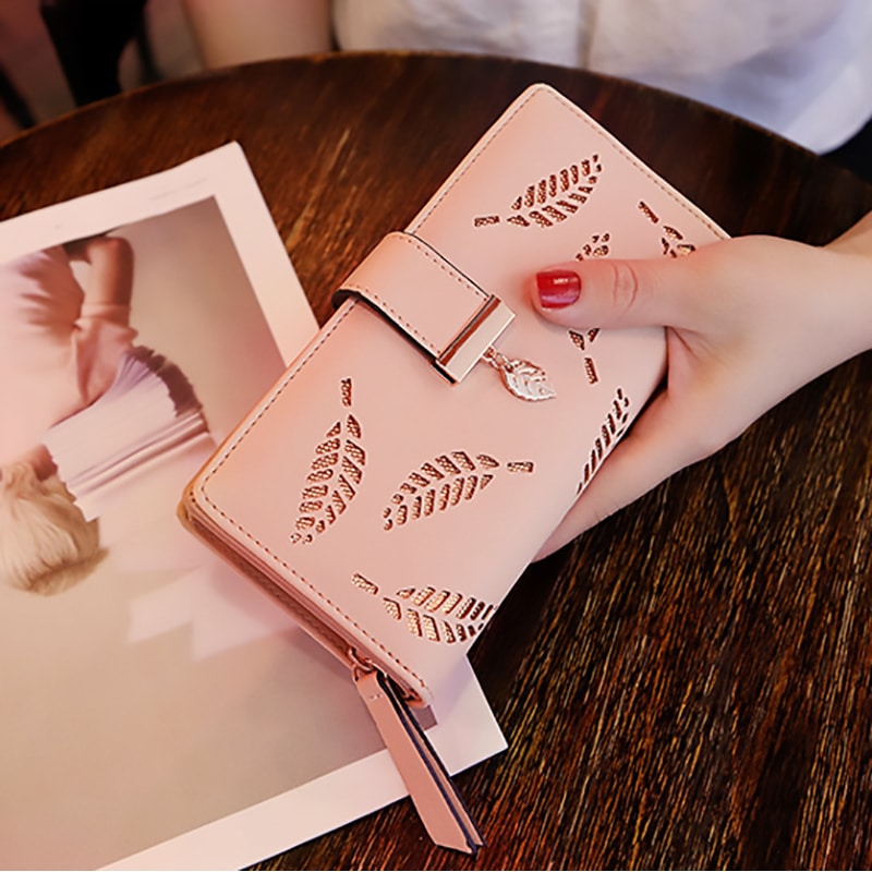 Leaves Patterned Wallet