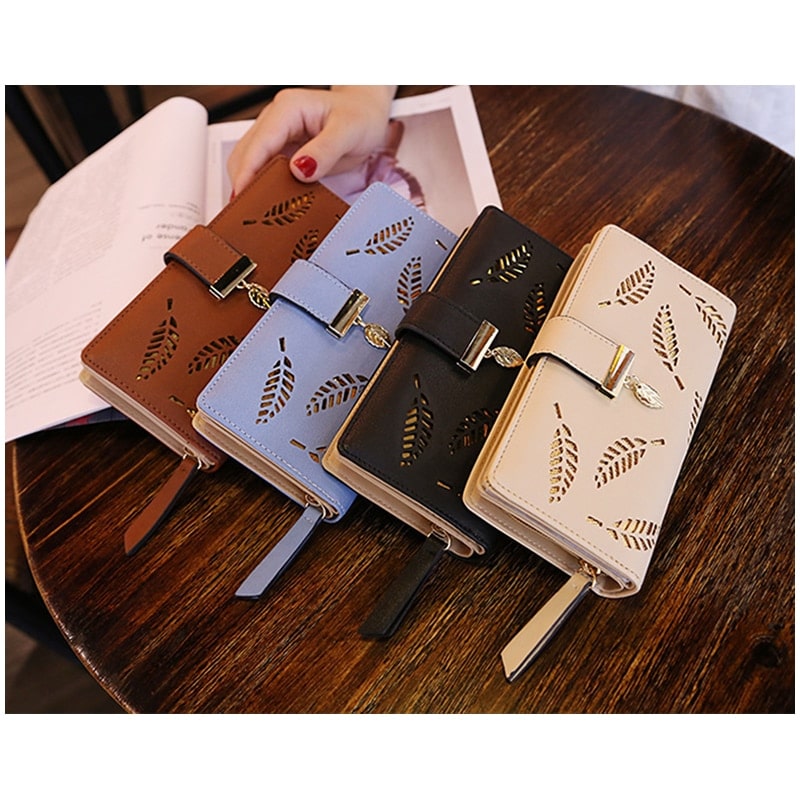 Leaves Patterned Wallet