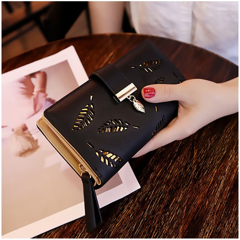 Leaves Patterned Wallet