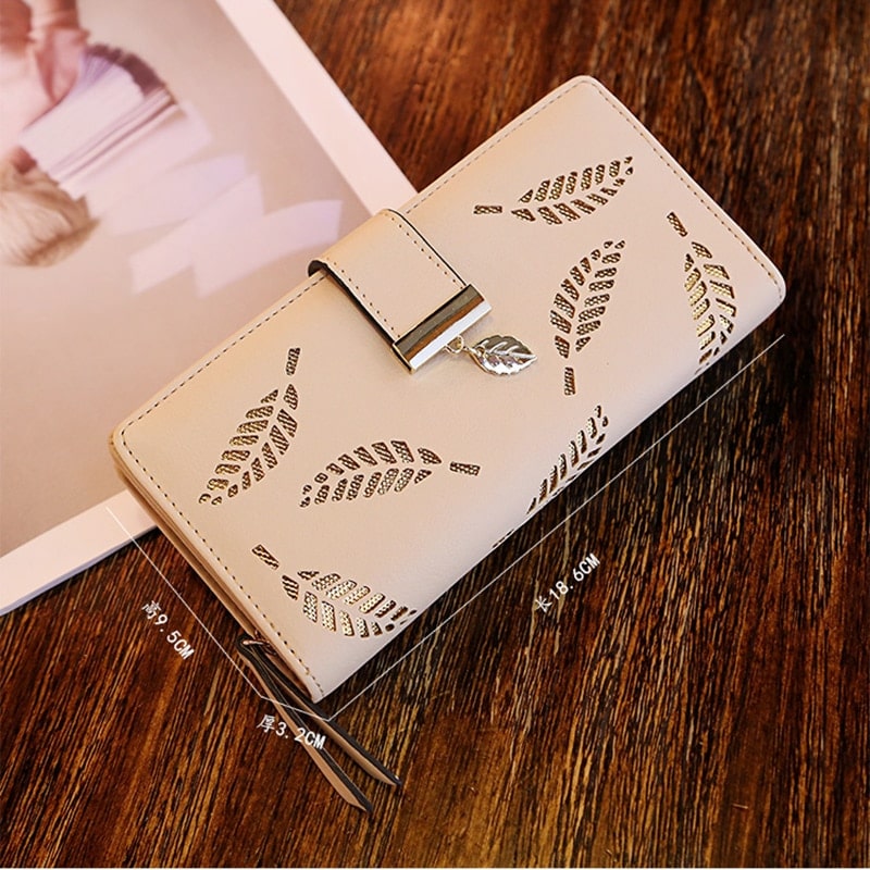 Leaves Patterned Wallet