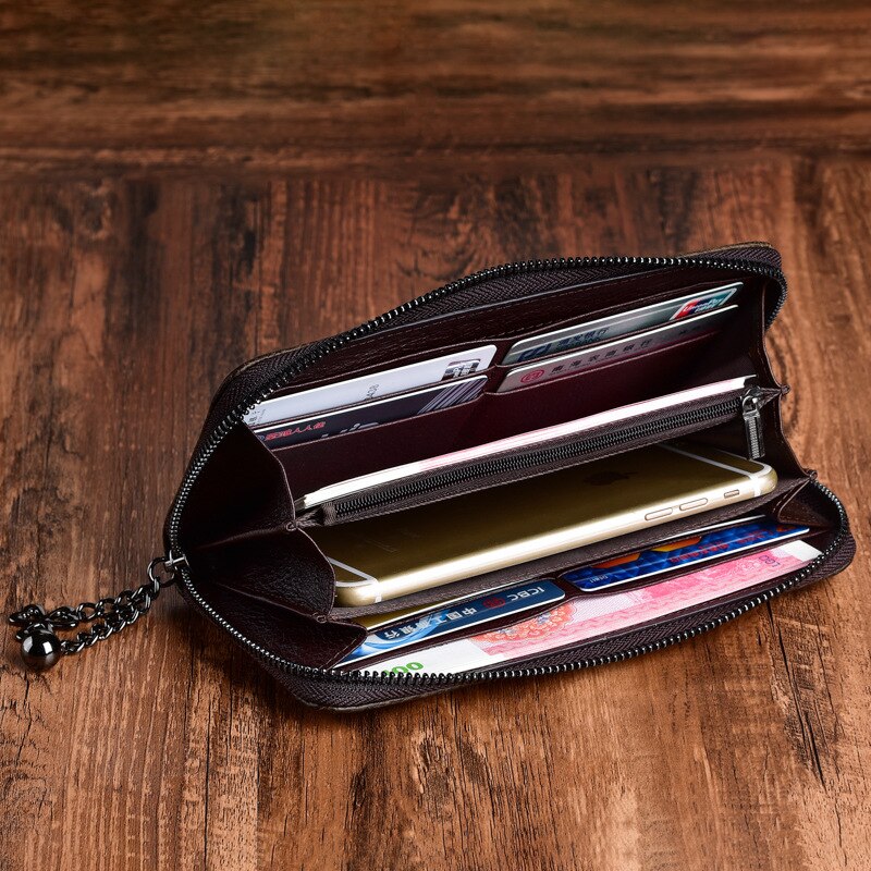 Flower Embossed Leather Wallet