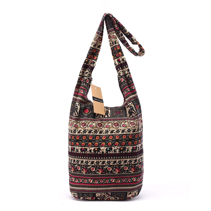 Vintage Bohemian Cotton Shoulder Bag for Women