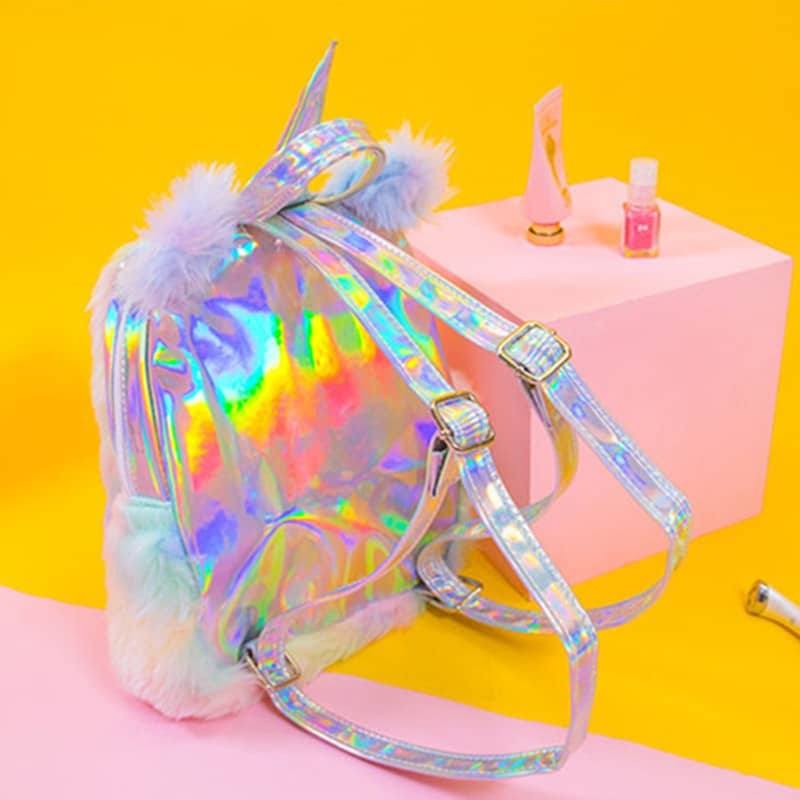 Kawaii Plush Unicorn Backpack