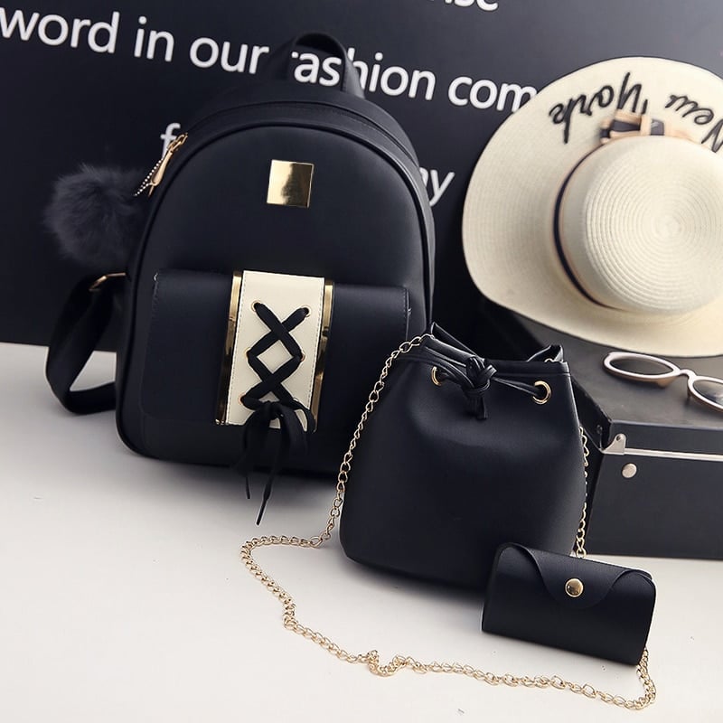 PU Leather Backpack