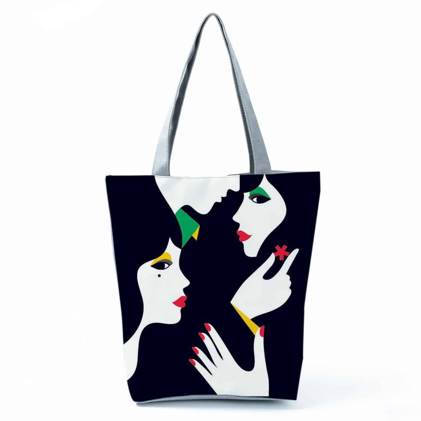 Beach Printed Canvas Handbags