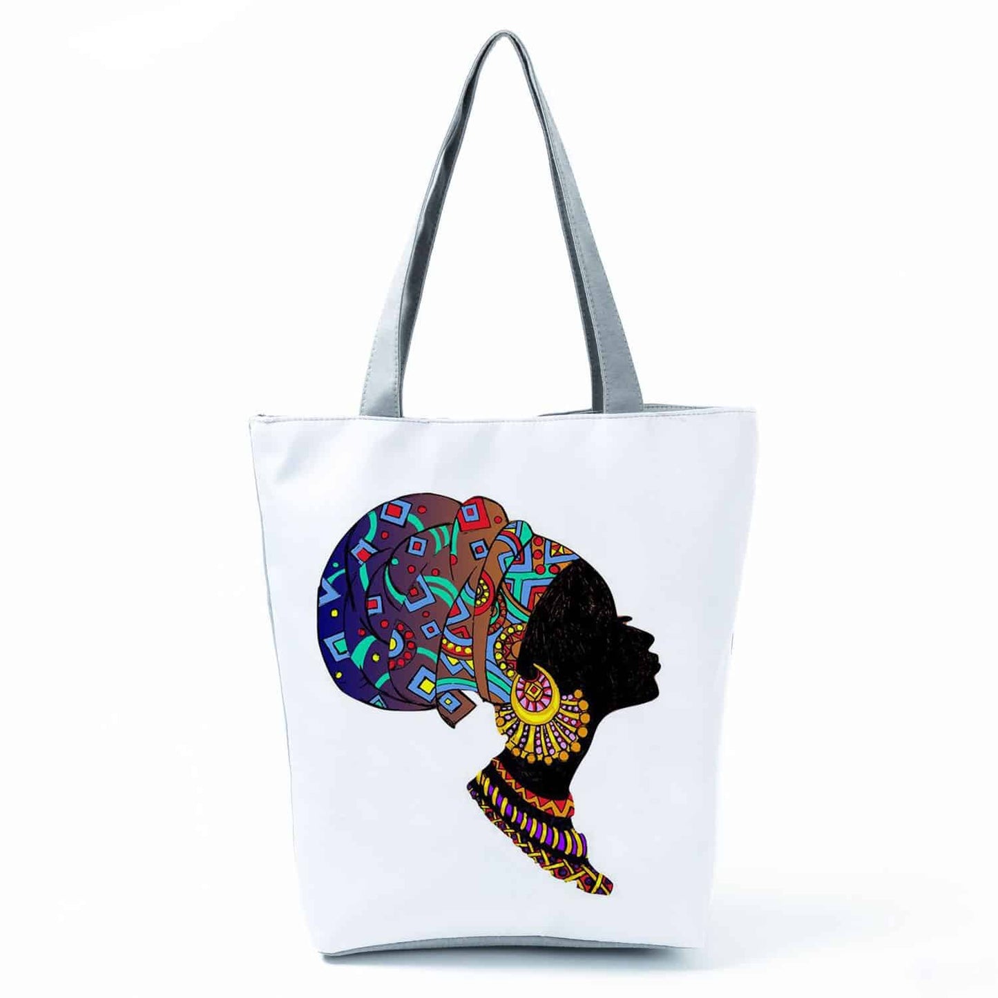 Beach Printed Canvas Handbags