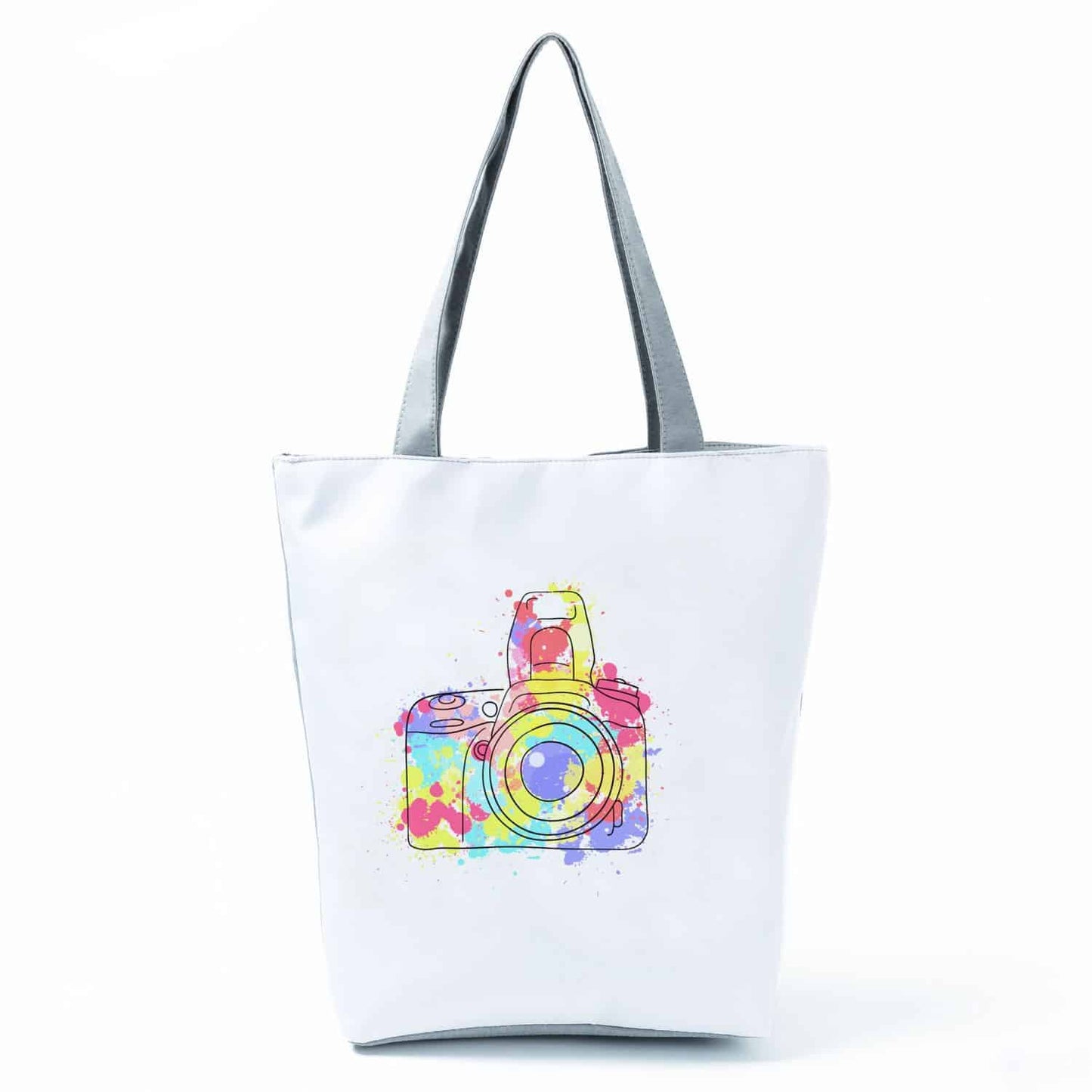 Beach Printed Canvas Handbags