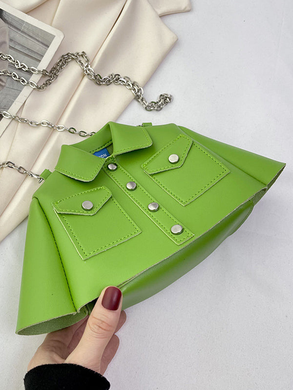 Chains Rivet Jacket-Shaped Split-Joint Crossbody Bags Bags Accessories Bags