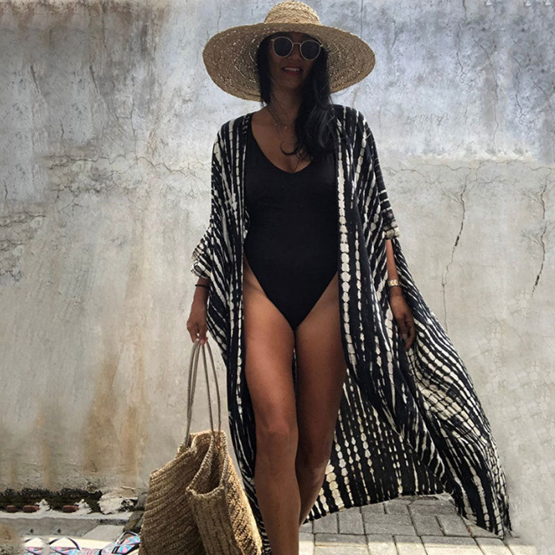 Amaria Printed Beach Cover Robes