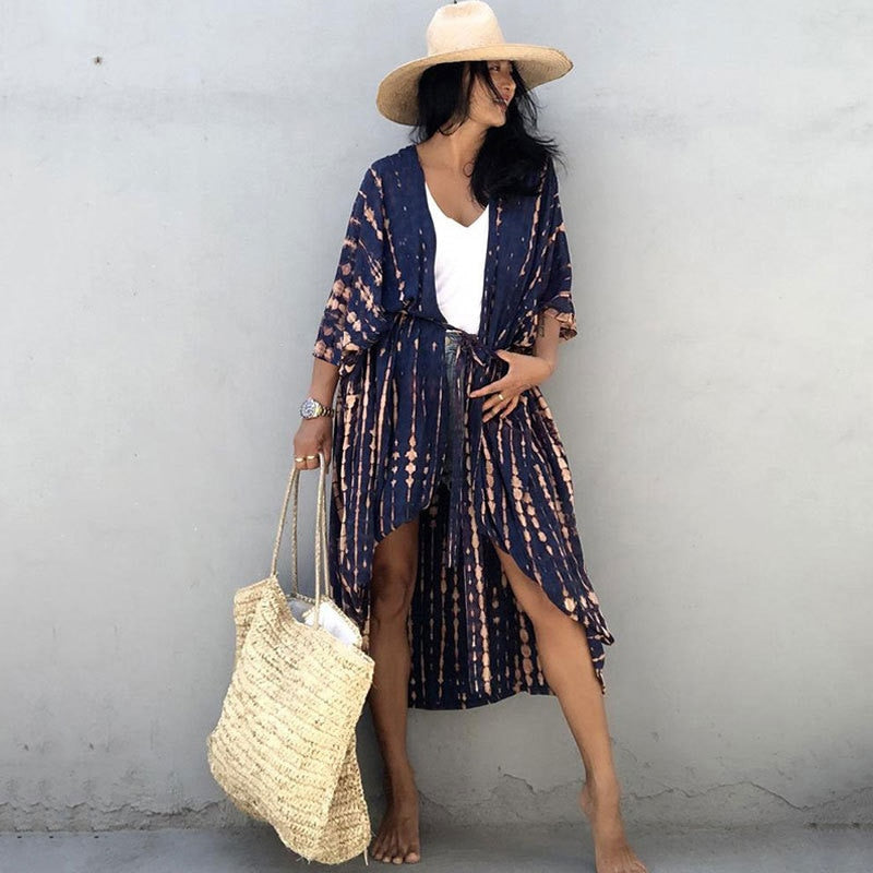 Amaria Printed Beach Cover Robes
