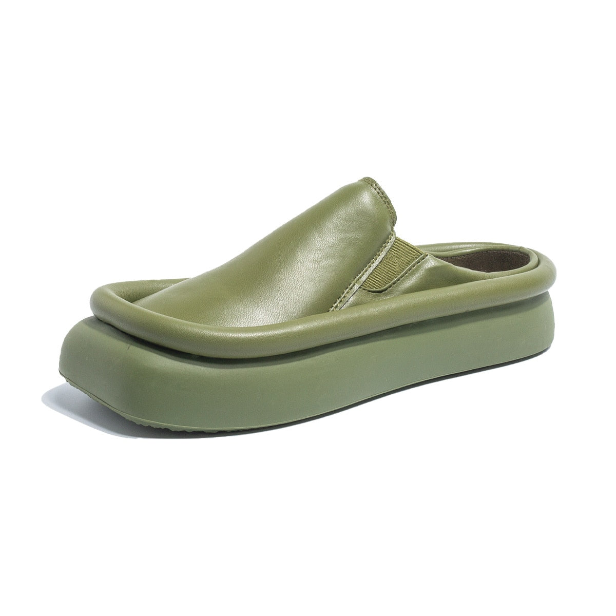 Arma Minimalist Faux Leather Slippers - 3 Colors