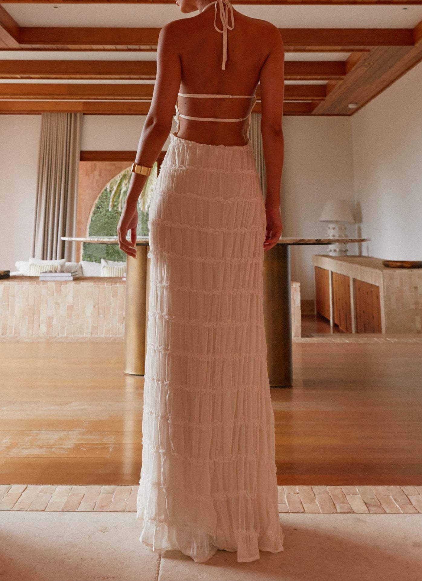 Abril Maxi Dress - Ivory